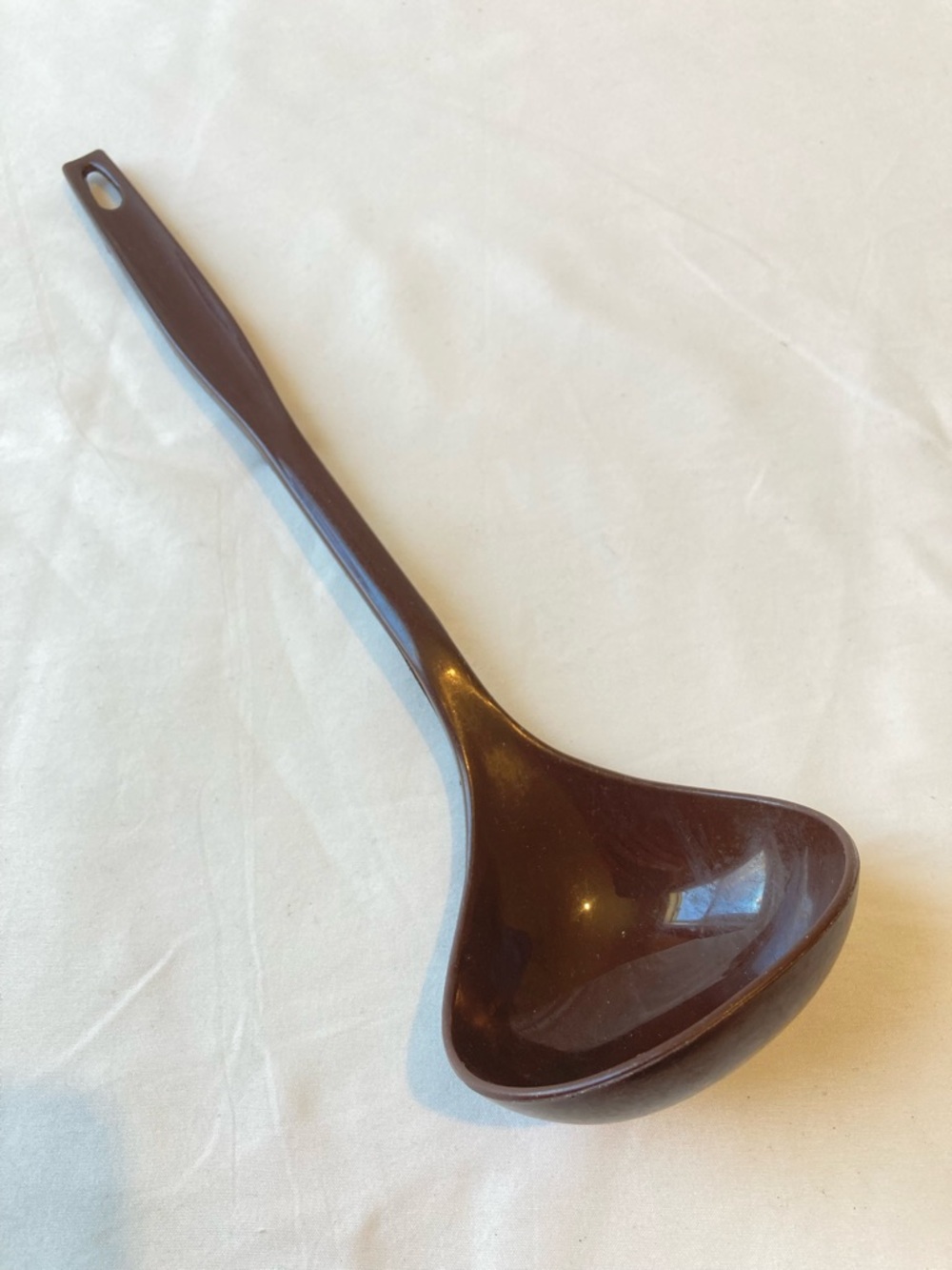 Vintage VIP Foley Ladle Kitchen Utensil Brown Mid Century Melamine Durable Cook